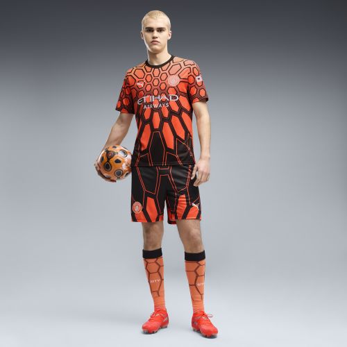 Manchester City 26/27 Goalkeeper Shorts Men in Orange | Size Large - PUMA - Modalova