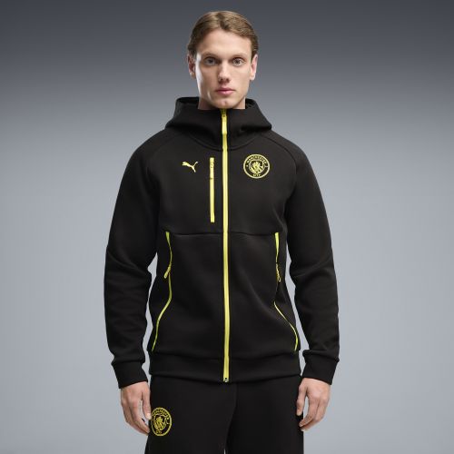 Manchester City TECH Full-Zip Hoodie Men in | Size Medium - PUMA - Modalova