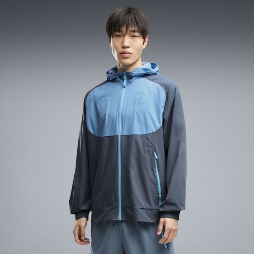 Manchester City TECH Woven Full-Zip Jacket Men in Gray | Size Large - PUMA - Modalova