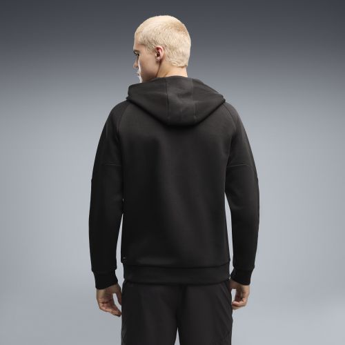 Felpa con cappuccio e zip Olympique de Marseille TECH da uomo, Abbigliamento, Nero, S - PUMA - Modalova