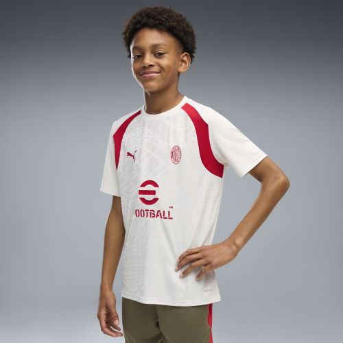 Maglia da training aderente AC Milan per ragazzi, Accessori, Grigio, 15-16Y - PUMA - Modalova