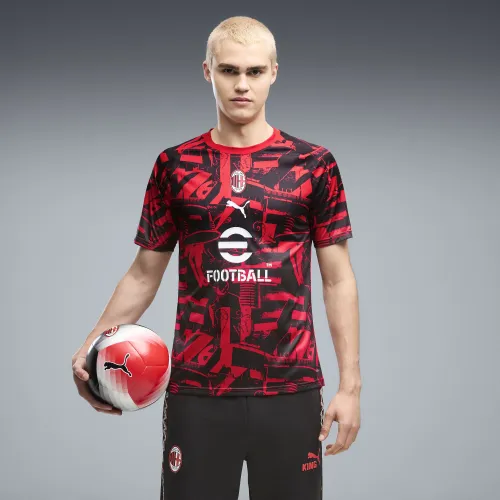 AC Milan Warmup Jersey Men in Red (/) | Size 3XL - PUMA - Modalova