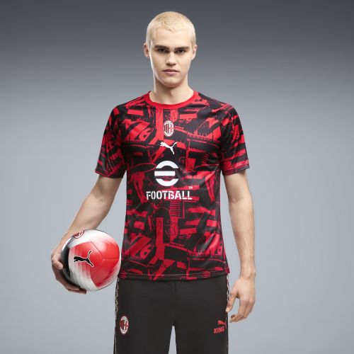 Maglia da riscaldamento AC Milan da uomo, Accessori, Rosso, XS - PUMA - Modalova