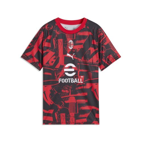 Maglia da riscaldamento AC Milan per ragazzi, Accessori, Rosso, 5-6Y - PUMA - Modalova