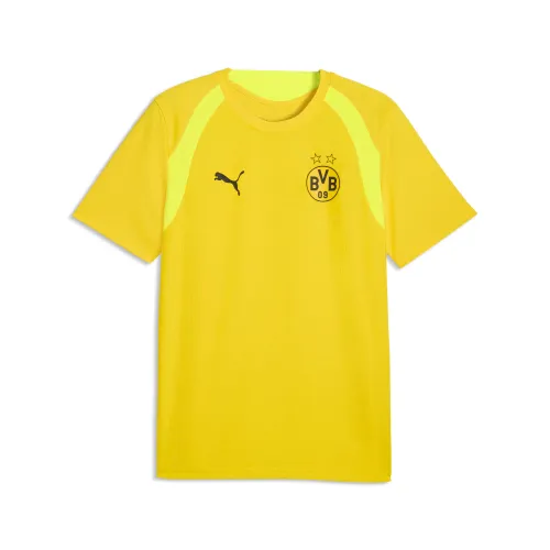 Borussia Dortmund Slim Training Jersey Men in Yellow | Size Large - PUMA - Modalova