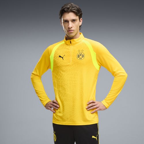 Borussia Dortmund Quarter-Zip Training Top Men in Yellow | Size Large - PUMA - Modalova