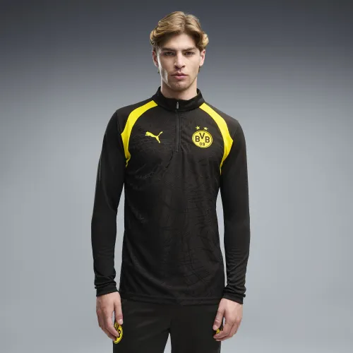 Borussia Dortmund Quarter-Zip Training Top Men in | Size Large - PUMA - Modalova