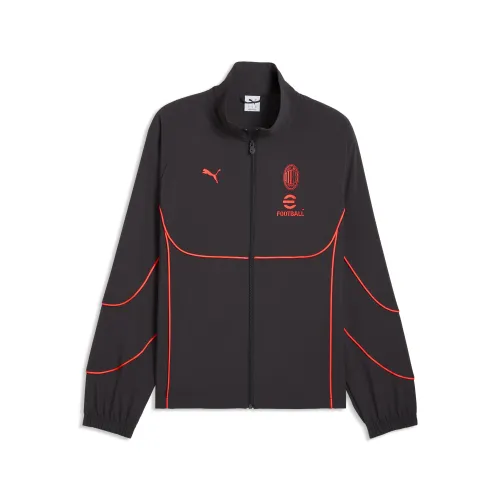 AC Milan TECH-X Full-Zip Track Jacket Men in Gray | Size Large - PUMA - Modalova
