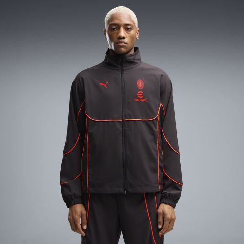 AC Milan TECH-X Full-Zip Track Jacket Men in Gray | Size 3XL - PUMA - Modalova