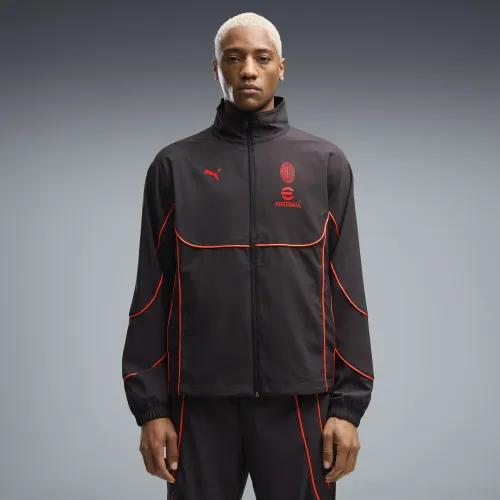 AC Milan TECH-X Full-Zip Track Jacket Men in Gray | Size Large - PUMA - Modalova