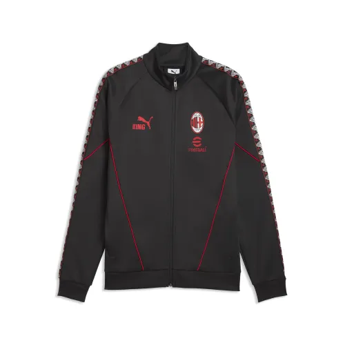 AC Milan KING Anthem Jacket Men in Gray | Size Large - PUMA - Modalova