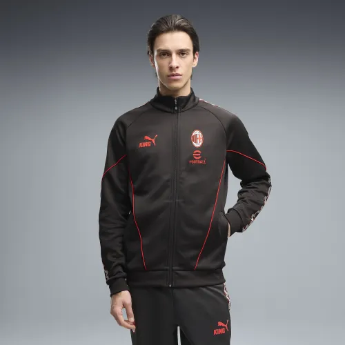 AC Milan KING Anthem Jacket Men in Gray | Size Large - PUMA - Modalova