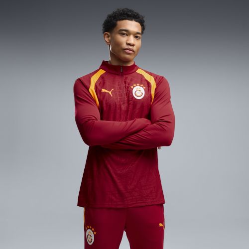 Galatasaray S.K. Maglia da training con zip da uomo, Accessori, Rosso, XS - PUMA - Modalova