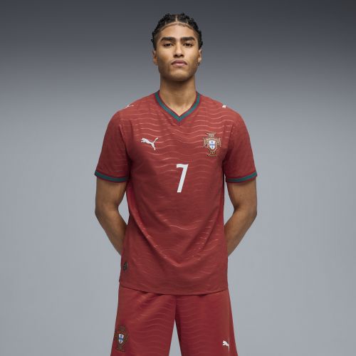 Portugal 2026 Authentic Home Jersey Men - Ronaldo #7 in Red | Size Small - PUMA - Modalova