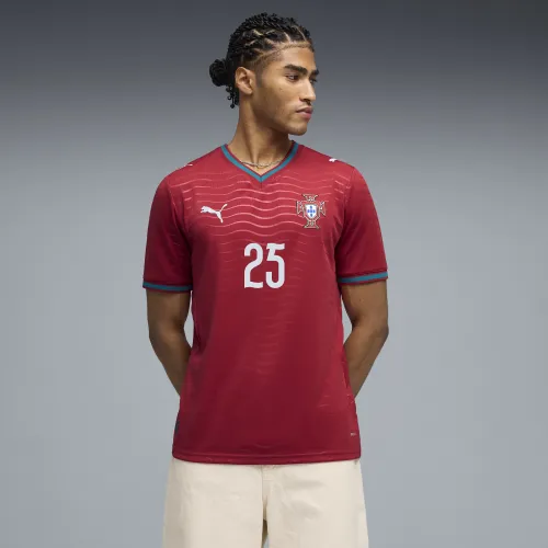 Portugal 2026 Home Jersey Men - N. Mendes #25 in Red | Size Large - PUMA - Modalova
