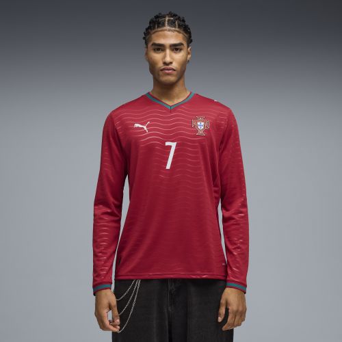 Portugal 2026 Long Sleeve Home Jersey Men - Ronaldo #7 in Red | Size Medium - PUMA - Modalova