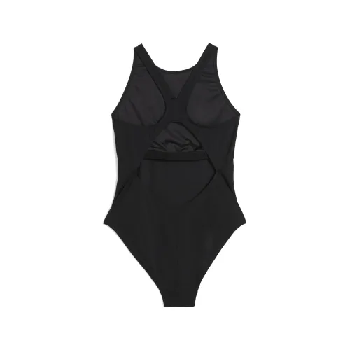 Traje de baño con espalda de nadadora para mujer, Ropa, Negro, L - PUMA - Modalova