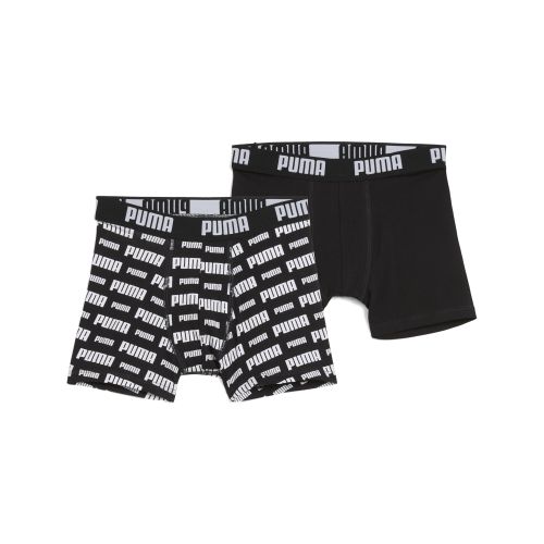 Boxer Everyday con logo per ragazzi (confezione doppia), Abbigliamento, Nero, 8 - PUMA - Modalova