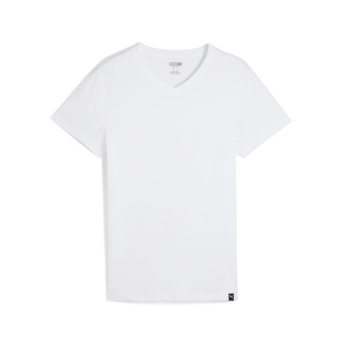 T-Shirt mit V-Ausschnitt Herren (2er-Pack), Kleidung, WeiÃŸ, L - PUMA - Modalova