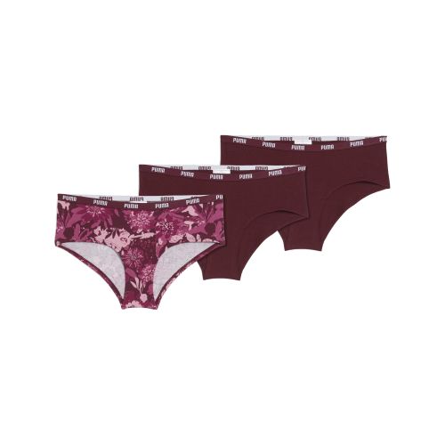 Braguitas hipster para mujer (pack de 3), Ropa, Rojo, L - PUMA - Modalova