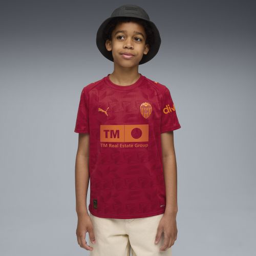 Maglia gara Away Valencia CF 25/26 per ragazzi, Abbigliamento, Rosso, 5-6Y - PUMA - Modalova