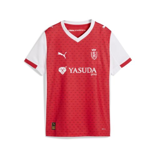 Maglia gara Home Stade de Reims 25/26 per ragazzi, Abbigliamento, Rosso, 0-1M - PUMA - Modalova
