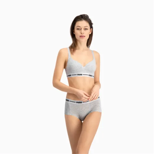 Top con relleno para mujer, Ropa, Gris, 1 - PUMA - Modalova