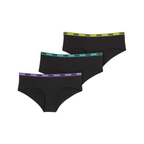 Braguitas hipster para mujer, paquete de 3, Ropa, Negro, 4 - PUMA - Modalova