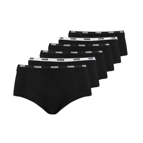 Mini short da donna, confezione da sei, Abbigliamento, Nero, 1 - PUMA - Modalova