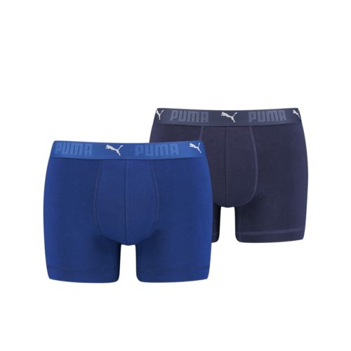 Sport Men's Cotton Boxers 2 Pack in Blue | Size Large - PUMA - Modalova