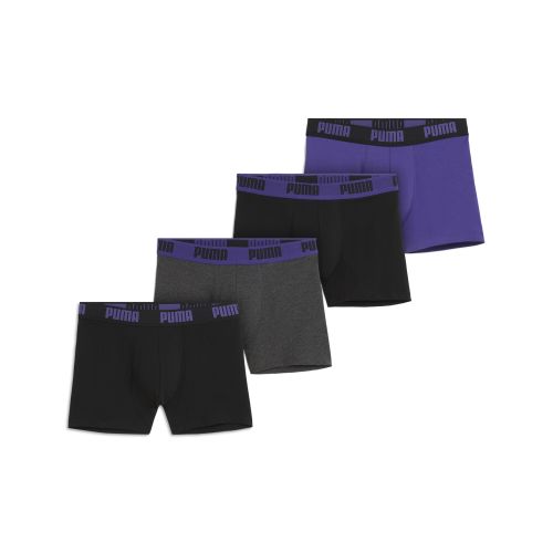 Boxer da uomo (confezione da 4), Abbigliamento, Viola, 4 - PUMA - Modalova