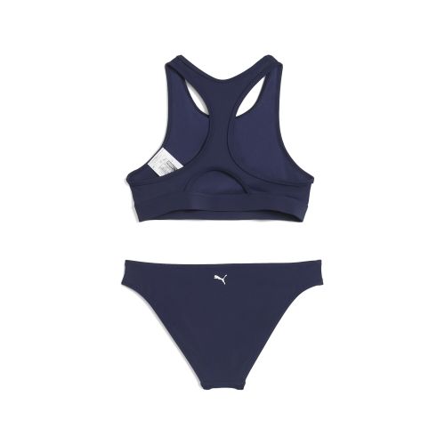 Bikini con espalda cruzada para niña, Ropa, Azul, 6 Y - PUMA - Modalova
