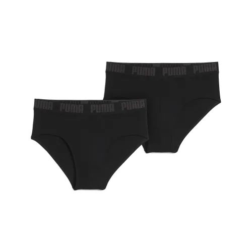 Slip da uomo in confezione doppia, Abbigliamento, Nero, 4 - PUMA - Modalova