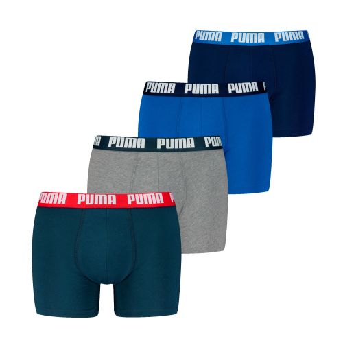 Boxer in confezione da 4 pezzi da uomo, Abbigliamento, Blu, 2 - PUMA - Modalova