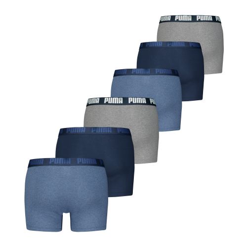 Boxer in confezione da 6 pezzi da uomo, Abbigliamento, Blu, 2 - PUMA - Modalova