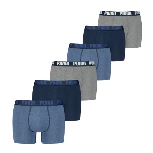Boxer in confezione da 6 pezzi da uomo, Abbigliamento, Blu, 2 - PUMA - Modalova