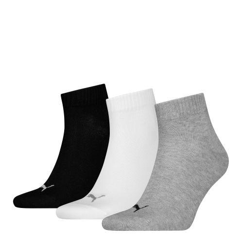 Quarter Socks 3 Pack Unisex in Gray | Size 12-14 - PUMA - Modalova
