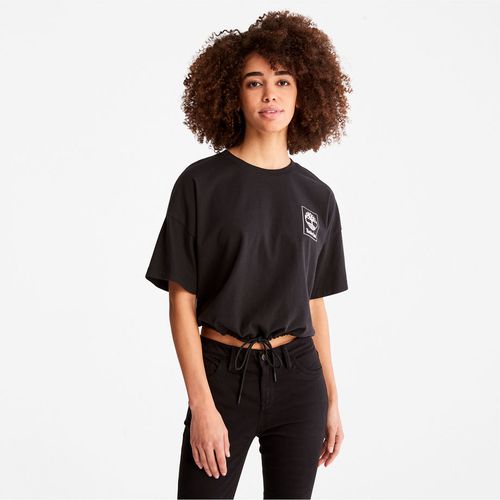 Kurzes T-shirt Mit Kordelzug Am Saum Für Damen In , Größe XL - Timberland - Modalova