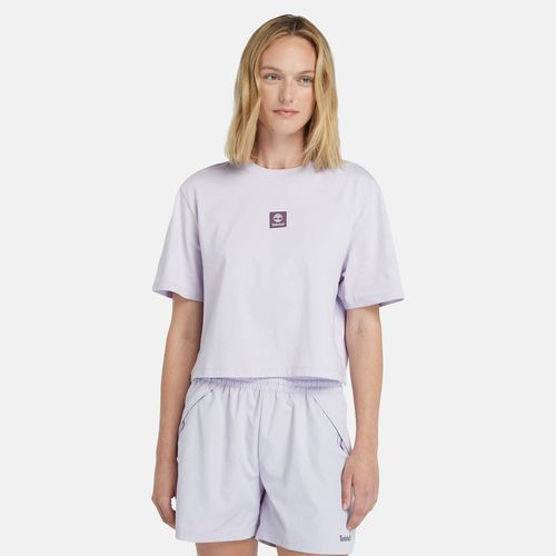T-shirt Mit Logo Für Damen In Violett Violett, Größe M - Timberland - Modalova