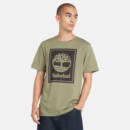 T-shirt Block Logo Da Uomo In - Timberland - Modalova