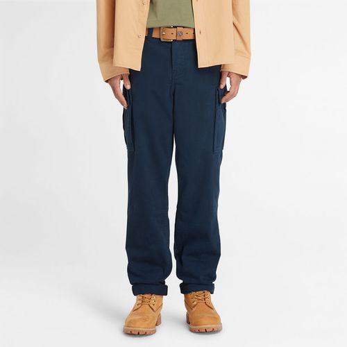 Pantaloni Cargo In Twill Da Uomo In Marino Marino - Timberland - Modalova