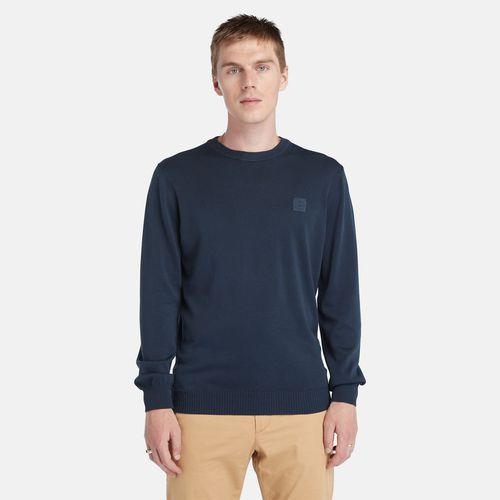 Stückgefärbter Pullover Für Herren In Navyblau Navyblau, Größe L - Timberland - Modalova