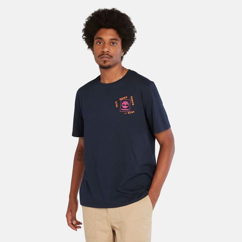 Hiking Vintage Grafik-t-shirt Für Herren In Navyblau Navyblau, Größe S - Timberland - Modalova