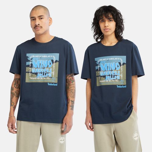 All Gender T-shirt Mit Outdoor-grafik In Navyblau Navyblau Unisex, Größe L - Timberland - Modalova