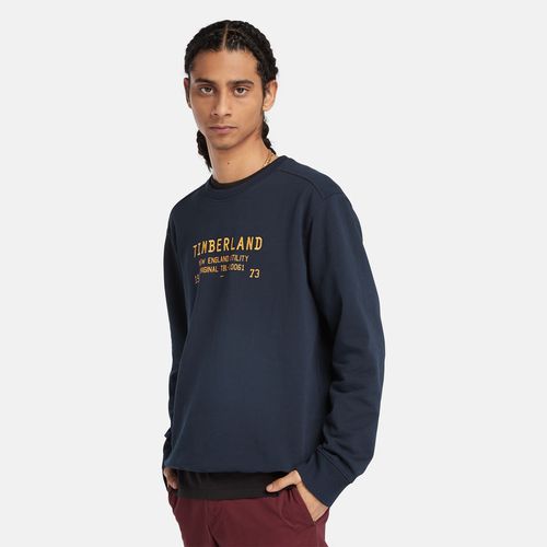 Utility Sweatshirt Mit Rundhalsausschnitt Für Herren In Navyblau Navyblau, Größe S - Timberland - Modalova