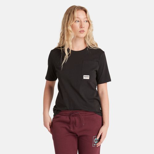 T-shirt Mit Abgeschrägter Tasche Für Damen In , Größe L - Timberland - Modalova
