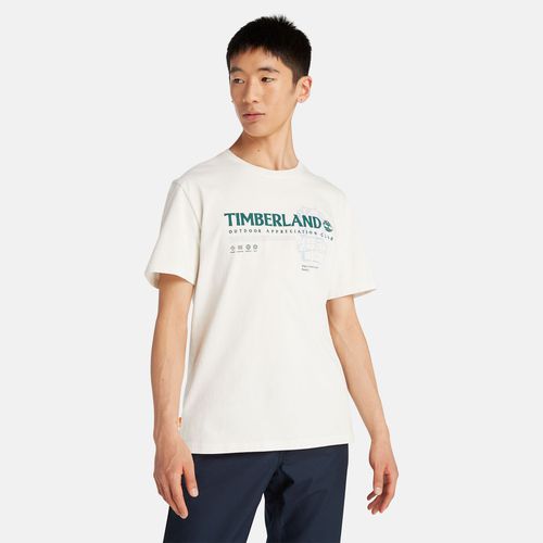 T-shirt Con Grafica Outdoor Da Uomo In - Timberland - Modalova