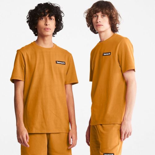 T-shirt Pesante Con Logo All Gender In Arancione Uomo - Timberland - Modalova