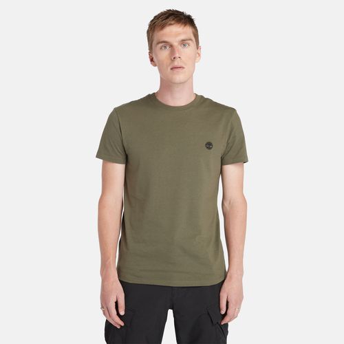 T-shirt Slim-fit Dunstan River Da Uomo In Scuro - Timberland - Modalova