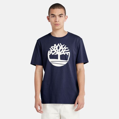Kennebec River Tree Logo T-shirt Für Herren In Navyblau Navyblau, Größe L - Timberland - Modalova